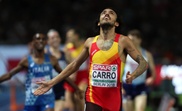 Fernando Carro, nuevo plusmarquista español de 3.000 m obstáculos. EFE/Srdjan Suki/Archivo