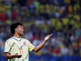Cuadrado avala la llegada de James a la Serie A. EFE