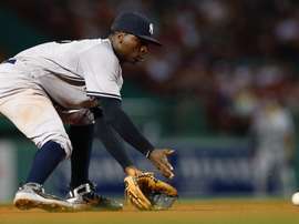 Didi Gregorius, parador en corto de los Yanquis de Nueva York. EFE/EPA/CJ GUNTHER/ARCHIVO
