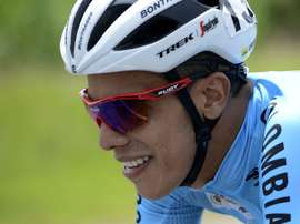 En la imagen, el exciclista colombiano Jarlinson Pantano. EFE/Ernesto Guzmán Jr./Archivo