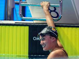 La nadadora española Mireia Belmonte pasó hoy a las semifinales de 200 metros mariposa en el mundial de natación de Gwangju (Corea del Sur) al quedar en el puesto 16 de la ronda preliminar disputada hoy. EFE/PATRICK B. KRAEMER