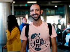 Juanfran explicó por qué se decantó por Sao Paulo a su llegada a Brasil. EFE