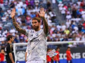 Ramos cree que el Madrid es el único perjudicado por el horario del 'Clásico'. EFE/Kena Betancur