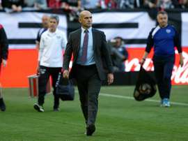 El Rayo va mirando hacia arriba. EFE
