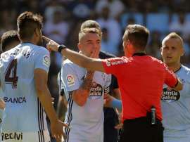 Iago Aspas cree que el 1-1 debió subir al marcador. EFE