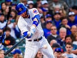 En la imagen, el antesalista Kris Bryant de los Cachorros de Chicago. EFE/Tannen Maury/Archivo