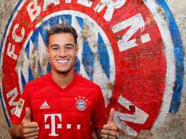 As boas-vindas do Bayern ao brasileiro. AFP