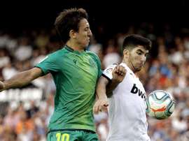 Soler ne pourra pas jouer face au Celta. EFE