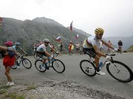 Alejandro Valverde (Movistar Team) durante el último Tour de Francia EFE/EPA/YOAN VALAT