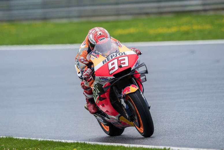 Marc Márquez durante el GP de Austria de MotoGP en el Red Bull Ring de Spielberg EFE/EPA/DOMINIK ANGERER