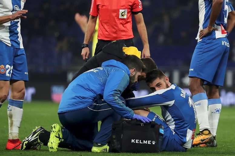 Após febre viral, David López já está a disposição do técnico do Espanyol. EFE/G. Loinaz/Archivo