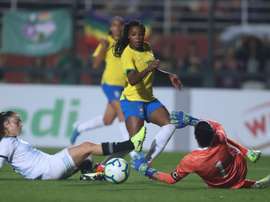 Seleção feminina goleia Argentina na estreia de Pia. EFE/ Fernando Bizerra Jr