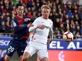 Kjaer pourrait déjà quitter l'Atalanta. AFP