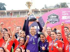 Chile vence a Brasil y se lleva el Torneo Uber. EFE/FERNANDO BIZERRA JR
