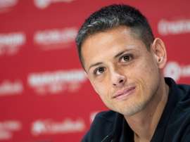 Chicharito spoke about his new signing with Sevilla. EFE