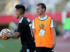 'Manita' de Argentina Sub 23 a Bolivia. EFE/ Esteban Garay