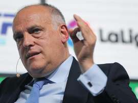 La seria advertencia de Tebas al Málaga. EFE/Emilio Lavandeira