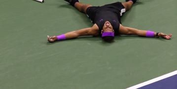 Rafael Nadal tras ganar el partido. EFE/EPA/Brian Hirschfeld
