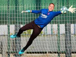 Ter Stegen tem mais assistências que CR7, Neymar e Hazard. EFE/Alejandro García/Archivo