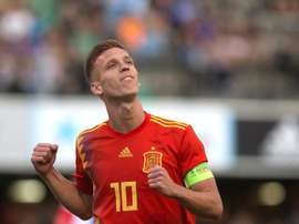 Il mediano spagnolo della Dinamo Zagabria Dani Olmo. EFE
