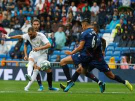 Les compos probables du match de Liga entre Levante et le Real Madrid. EFE