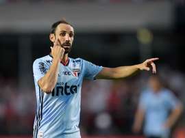 Juanfran se recupera de dores na panturrilha direita. EFE/ Fernando Bizerra Jr./Arquivo