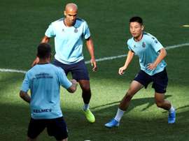 El Espanyol se prepara para su compromiso europeo. EFE
