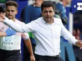 David Gallego accepte les sifflets des supporteurs. EFE