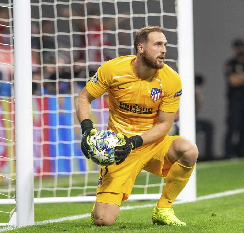 Jan Oblak, portiere sloveno dell'Atletico e' una garanzia dei colchoneros da diverse stagioni. Goal