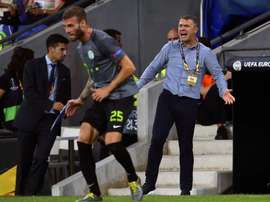 Rebrov reconoció que tuvieron que proteger el resultado. EFE