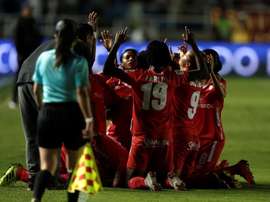 América de Cali gana con autoridad al DIM y ya sueña con el título. EFE