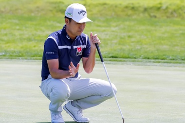 El golfista español Miguel Ángel Jiménez, este sábado, durante su participación en el Abierto de España de Golf, que se disputa en el Club de Campo Villa de Madrid. EFE/Víctor Lerena