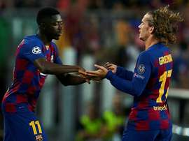 Due dei francesi presenti al Barça: Griezmann e Dembelè. EFE