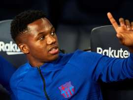 Ansu Fati is shining with Barcelona. EFE