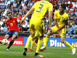 España derrotó a Suecia en casa en un gran partido. EFE