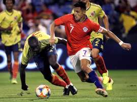 Le message de Godín à Alexis. EFE