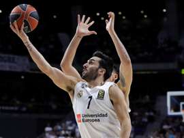En la imagen, el base argentino del Real Madrid Facundo Campazzo. EFE/JuanJo Martin/Archivo