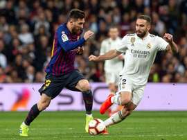 Carvajal quer que o Barcelona seja eliminado logo da Champions. EFE/ Rodrigo Jiménez/Archivo