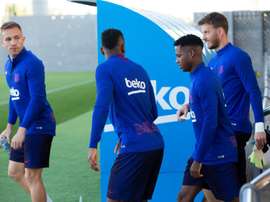 Arthur and Ansu are doubts in the last training session. EFE