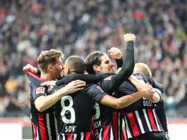 El Eintracht goleó al Bayer. EFE