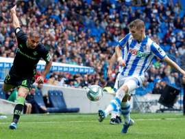 La Real Sociedad fue el último equipo en aprovechar la debilidad bética. EFE