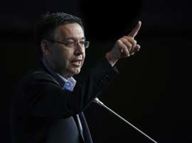 Bartomeu va écrire à la Fédération pour se plaindre de la VAR. EFE/Alejandro Garcia.