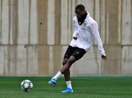Retour de Kondogbia et Sobrino. EFE/Manuel Bruque