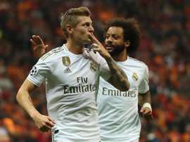 O Real vence e respira na Champions League. EFE