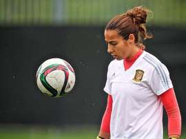 Ainhoa Tirapu habló sobre la huelga en el fútbol femenino. EFE