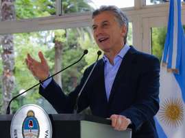 Macri felicitó a River por su pase a la final de la Libertadores. EFE