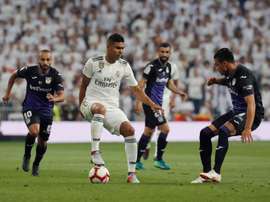 Primo posto per il mediano brasiliano del Real Madrid Casemiro. EFE