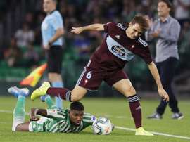 Denis Suárez, victime d'une entorse de la cheville. EFE