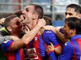 Kike García opinó sobre los objetivos del Eibar. EFE