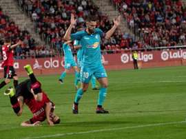 Roberto Torres n'a pas pu cacher sa colère après le match face à Séville. EFE